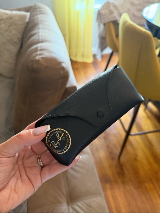 Ray-Ban Accessories - Ray-Ban Black Leather Sunglasses Case
